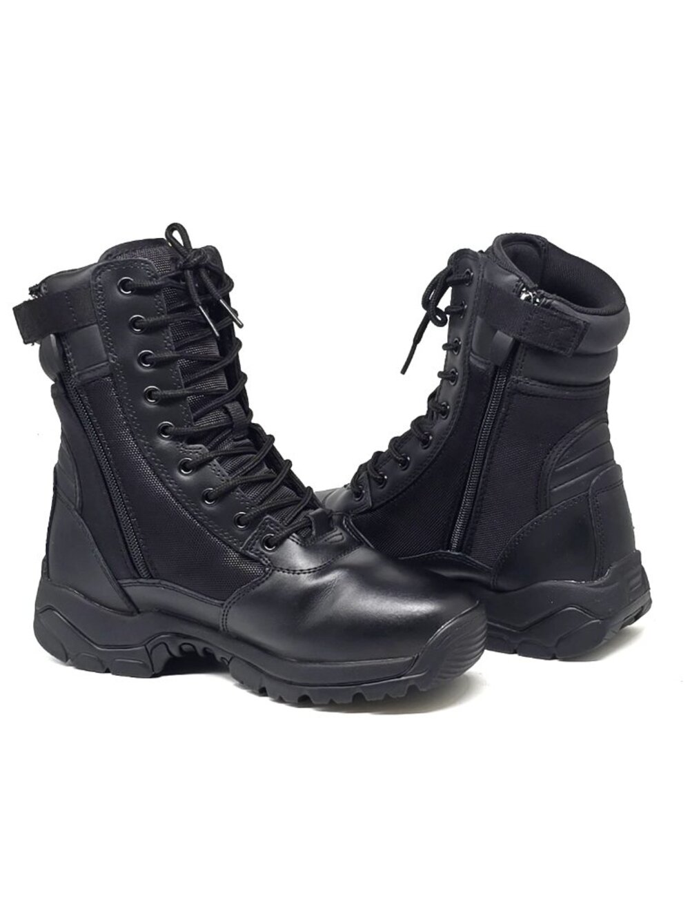 LA Police Gear LAPG Core Combat Boot Black Zipper Tactical Boots Men’s Size 7R